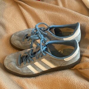 Adidas Spezial Light Blue and White Shoes
